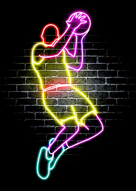 Basketball Neon