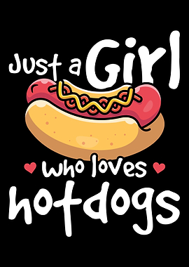 Girl Hotdog Fast Food