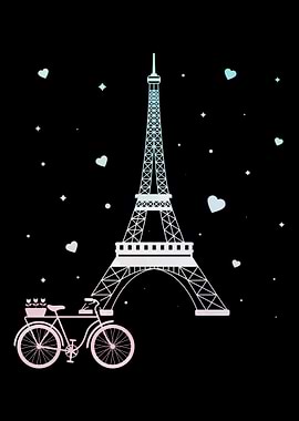 Eiffel Tower Bike Paris