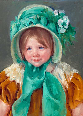 Sara in a Green Bonnet