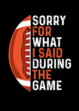 Sorry for what I said foot