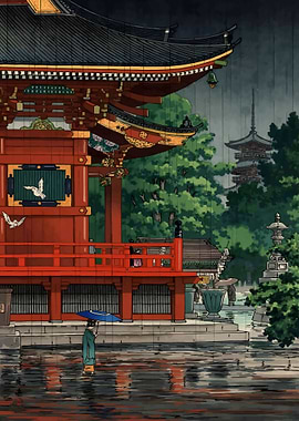 Ukiyo e Asakusa Kannon