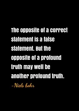 Niels bohr quotes