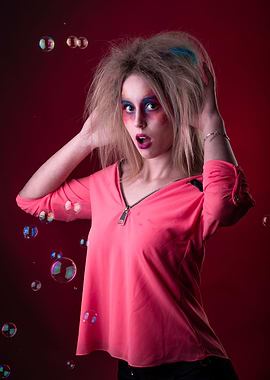 Attractive young girl with