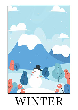Flat Winter Illustration