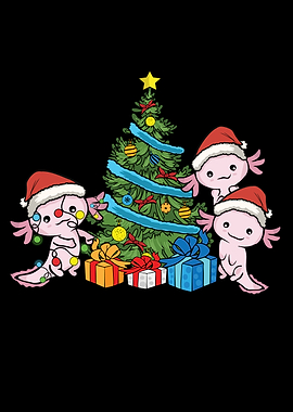 Axolotl Gift Kid Christmas