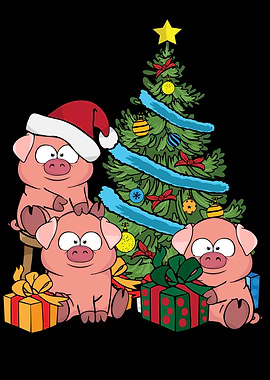 Christmas Tree Pig Lover
