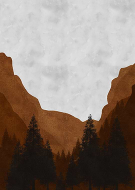 Scenery of the Mountain