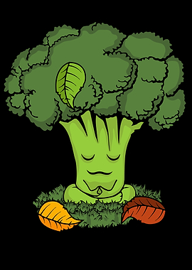 Meditation Broccoli Yoga
