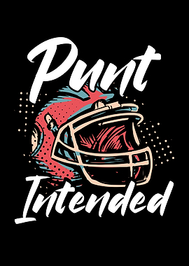 Punt intended football hel