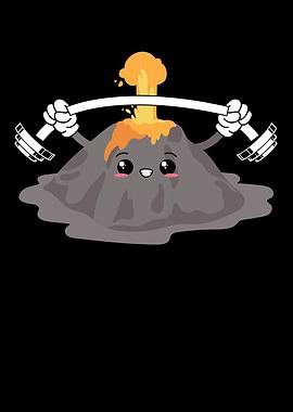 Bodybuilder Volcano