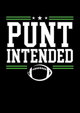 Punt intended football