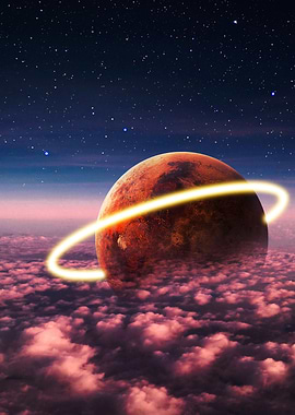 Fantasy Space Planet