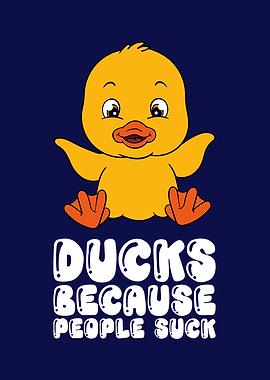 Funny Duck Graphic