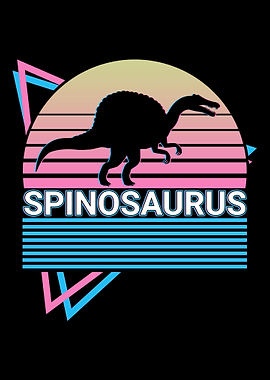 Spinosaurus Dinosaur Retro