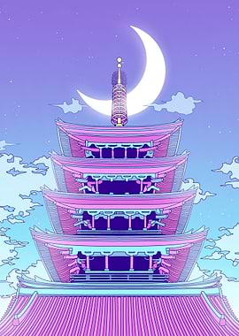 RETRO TEMPLE JAPANESE