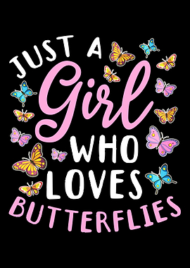 Girl Butterfly Love