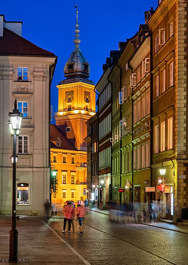 In Old Town At Night