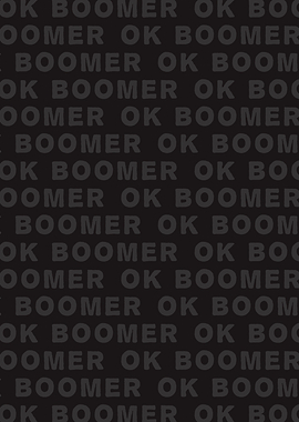 OK BOOMER stealth poster