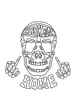 skull broken home