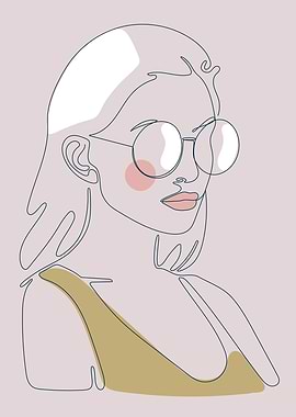 Stylish woman with coolers