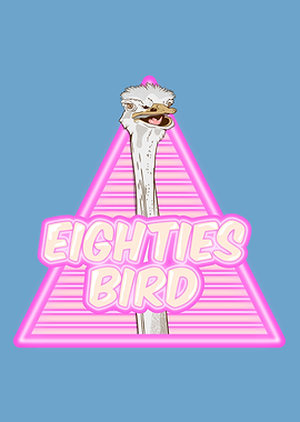 Eighties Bird Ostrich