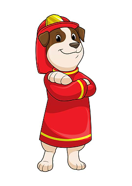 Dog Firefighter Helmet