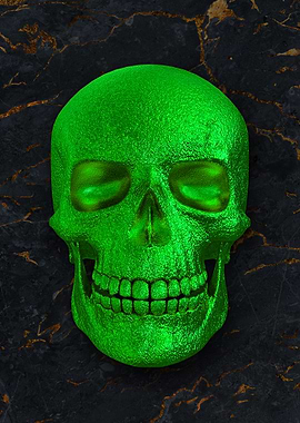 09 3D human skull skeleton