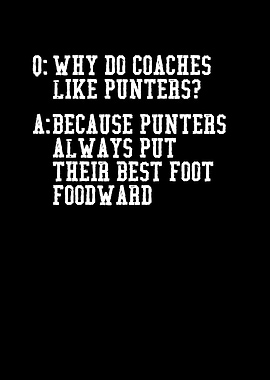 Why do coaches like punter