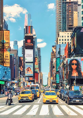 Colorful Times Square