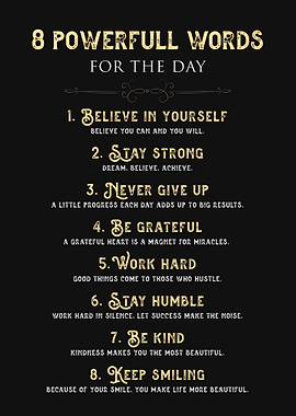 Powerful Words to Inspire