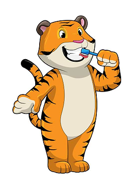 Tiger Toothbrush