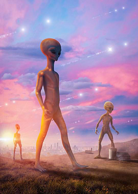 Giant Aliens Have Landed