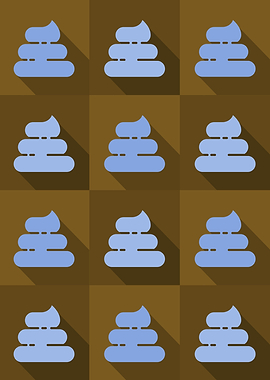 Poop Icons Art Yellow 5