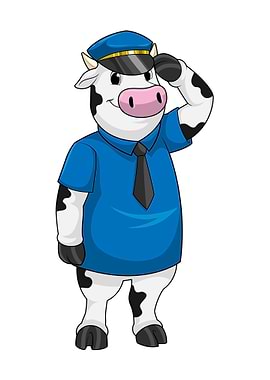 Cow Police Police hat