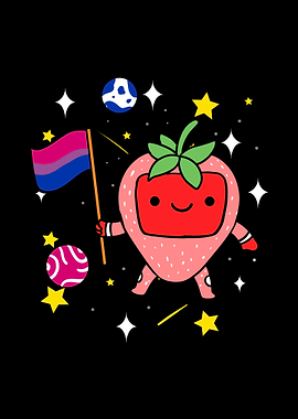 Strawberry Bi Pride