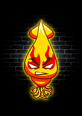 Squid Animal Neon Cute