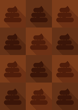 Poop Icons Art Orange 6