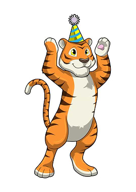 Tiger Party Party hat