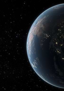 galaxy night landscape