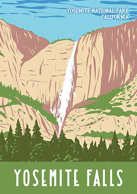 Yosemite Falls WPA