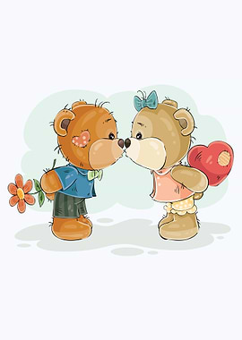 enamored teddy bears