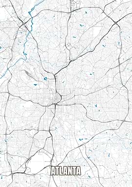 City map ATLANTA