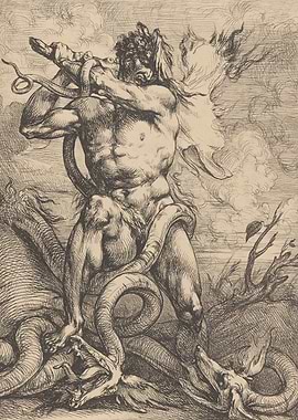 Hercules Defeating Hydra