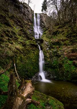 Pistyll Rhaeadr Waterfall