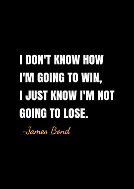 James bond quotes