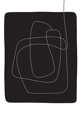 Black Abstract Scribbles