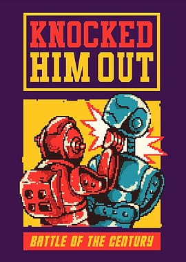 robot battle and punch