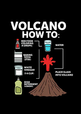 Funny Volcano Science Gift