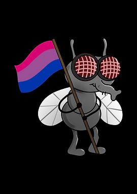 House Fly Bi Pride